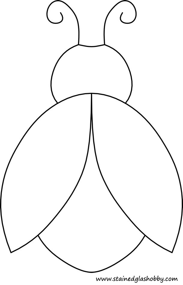 ladybird suncatcher pattern