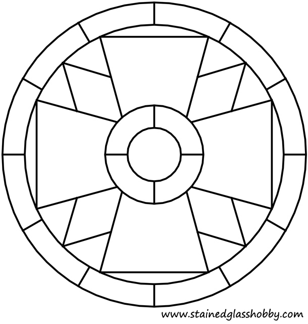 Stained glass pattern