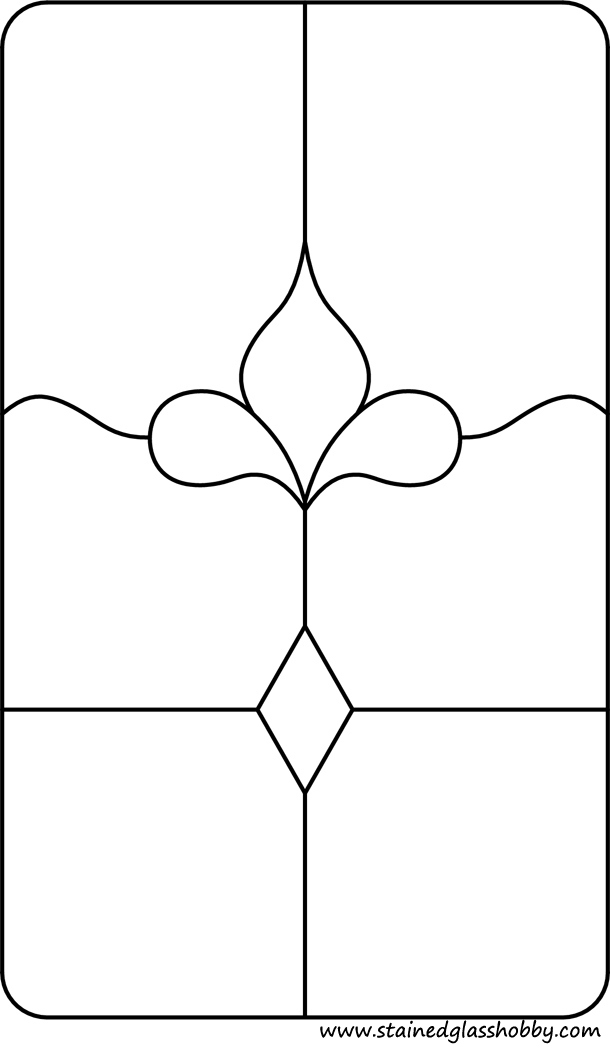 victorian panel stained glass