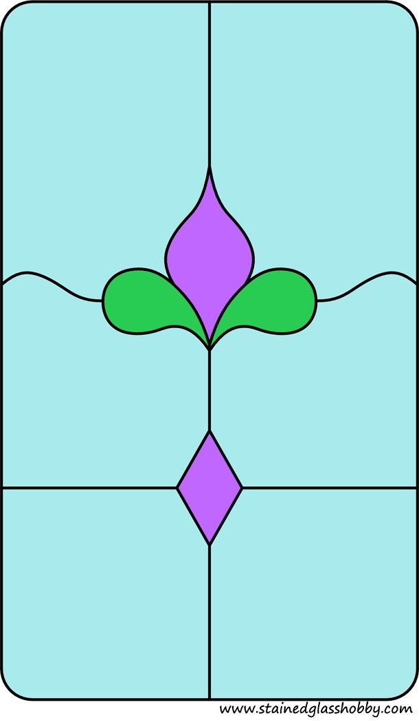 panel stained glass design