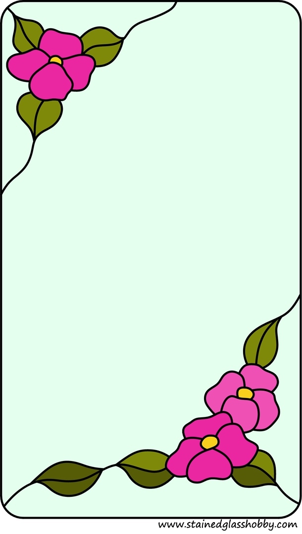 floral stained glass