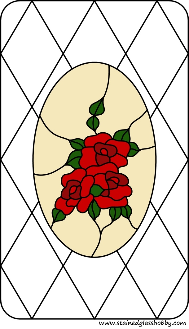 roses stained glass