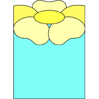 stained glass flower lantern