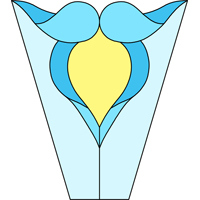 elegant stained glass lamp shade design