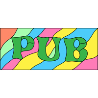 Pub panel stained glass