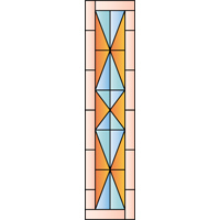 Rectangular panel for stained glass 5