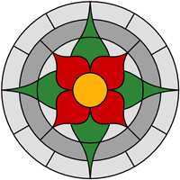 Flower round panel design