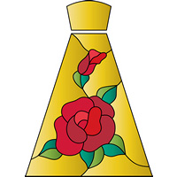 roses lampshade
