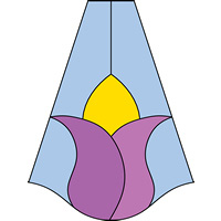 tulip stained glass