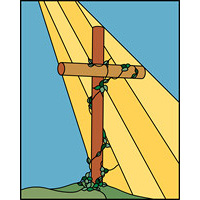 cross stained glass